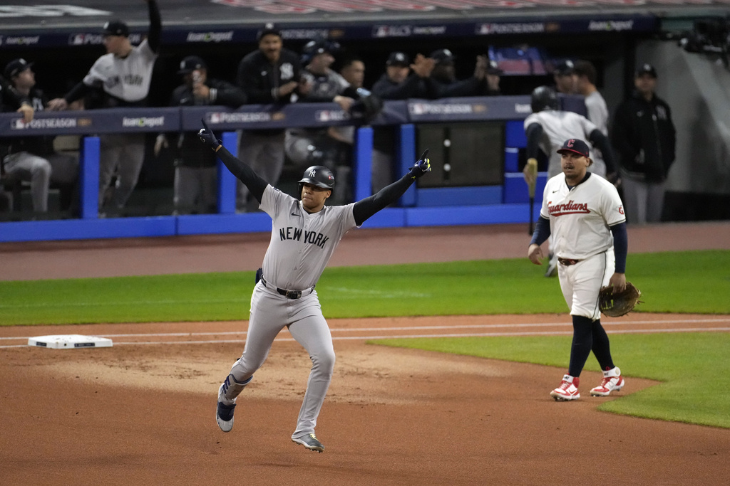 Yankees inch closer to World Series with win over Guardians