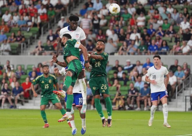 US blanks Saudi Arabia for quarterfinal berth