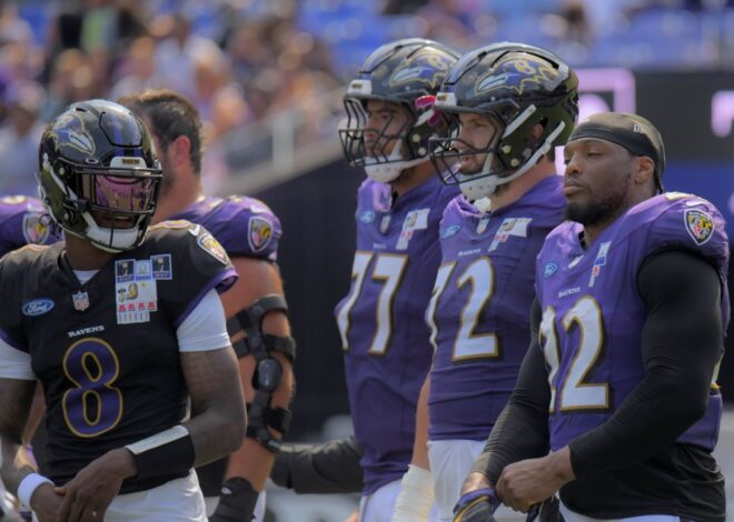 Ravens offensive line unfazed by pressure entering 2025