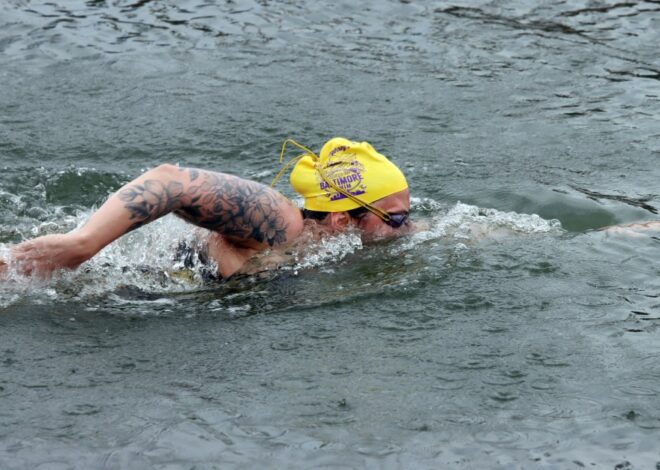‘Bay to Baltimore’ swimmer Katie Pumphrey makes waves with art exhibit – Baltimore Sun