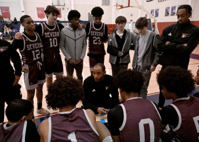 Severn boys basketball grinds out 63-55 overtime road win against Gerstell