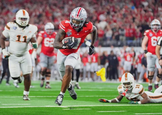 Defending champ Ohio State loses to Miami as teams with first-round byes drop to 0-5 in playoff – Baltimore Sun