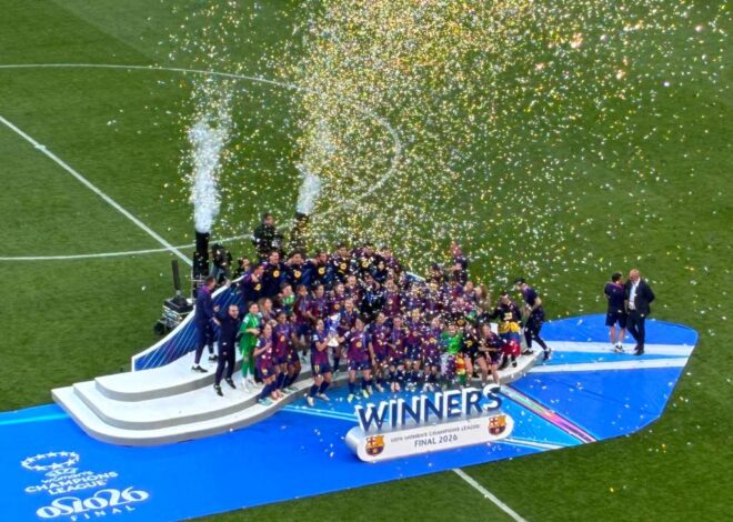 Imperious Barcelona glide past Lyon to win women’s UCL final 4-0